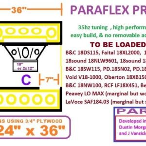 Type C 1x18 or 21 Subwoofer