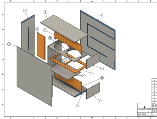 Type C CRAM 2x12 Subwoofer
