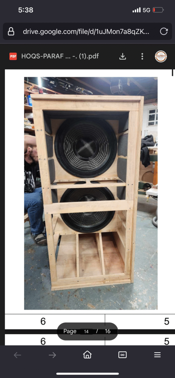 2x21” Type O subwoofer flat pack - Image 4